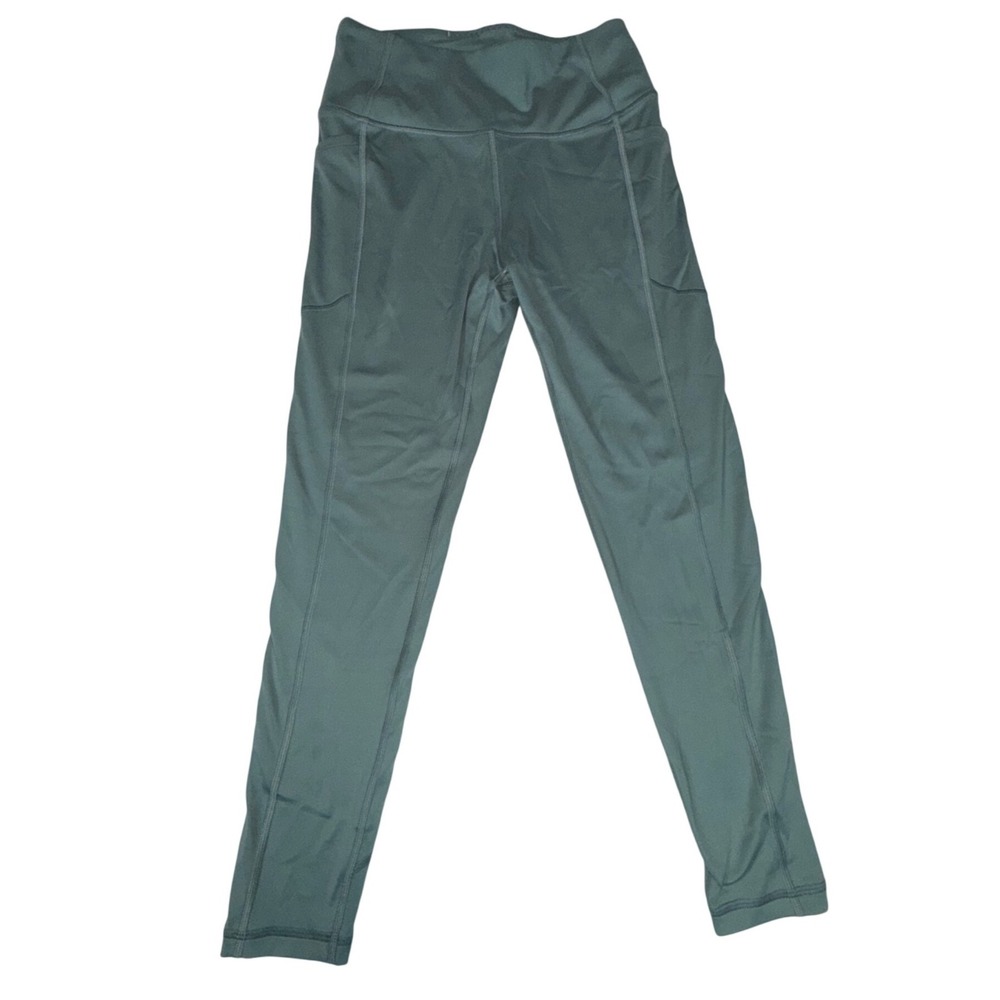Victoria's Secret High Waisted Pocket Leggings Women 6 Teal Blue Stretch - Picture 9 of 9